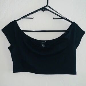 Forever 21 Black Crop Top